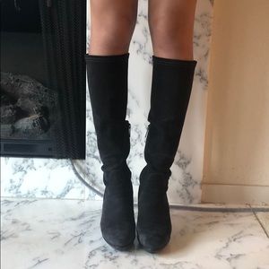 Suede Heeled Boots